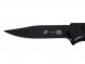 Нож складной Stinger, 115 мм, (черный), материал рукояти: нержавеющая сталь, стеклотекстолит G10 
