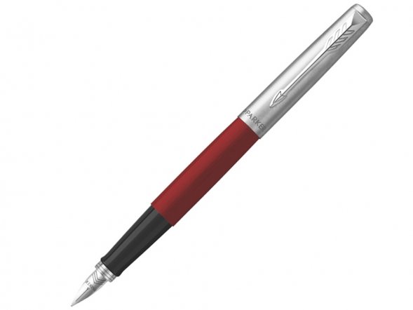 Перьевая ручка Parker Jotter Red CT , перо: F, цвет чернил: black, в подарочной упаковке 