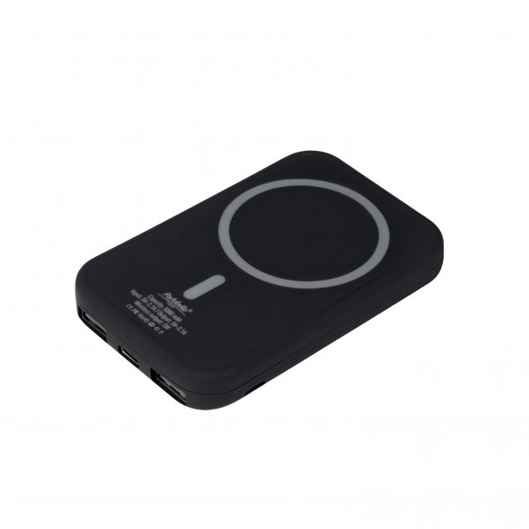 Внешний аккумулятор с беспроводной зарядкой Ultima Wireless Magnetic 5000 mAh, черный 