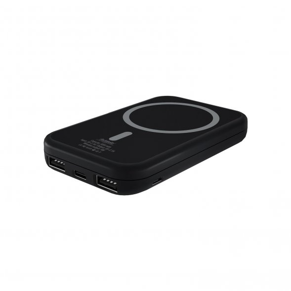 Внешний аккумулятор с беспроводной зарядкой Ultima Wireless Magnetic 5000 mAh, черный 