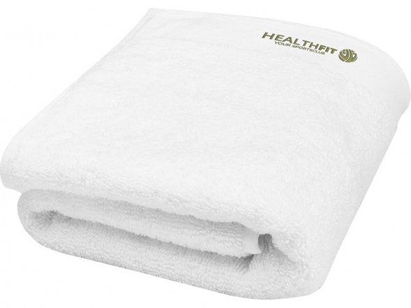 Полотенце для ванной Nora из хлопка плотностью 550 г/м2 и размером 50x100 см, белый 