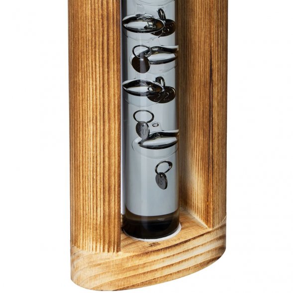 Термометр «Галилей» в деревянном корпусе, серый 