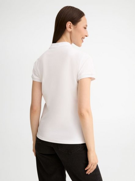 Рубашка поло женская People 210, белая 