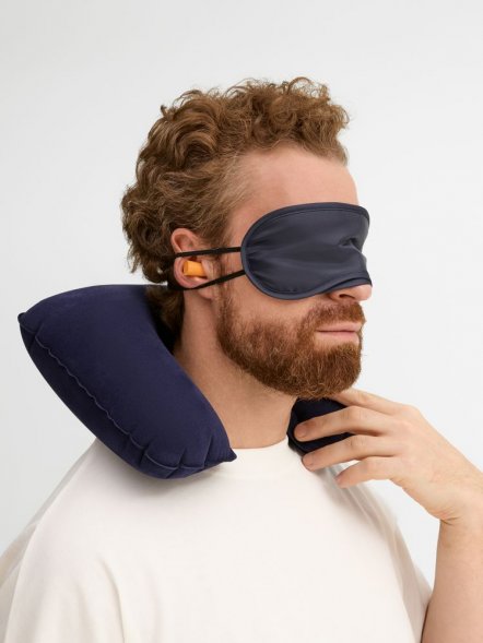 Набор для путешествий Essential, темно-синий 