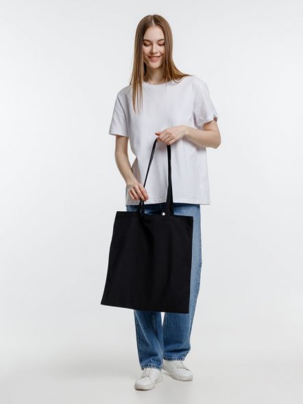 Холщовая сумка Optima 135, черная 