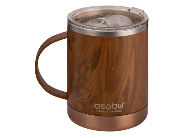 Термокружка ULTIMATE, 360 мл, дерево 