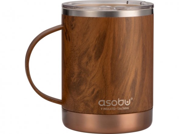 Термокружка ULTIMATE, 360 мл, дерево 