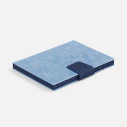 Ежедневник Grande Strap на заказ, датированный, голубой