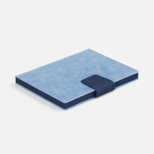 Ежедневник Grande Strap на заказ, датированный, голубой 