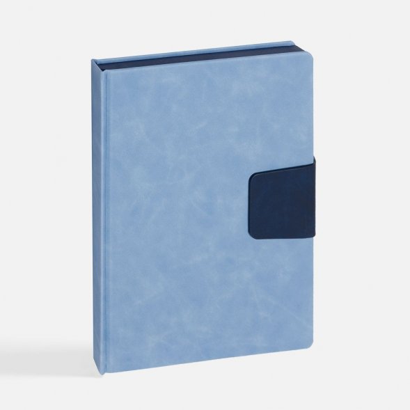 Ежедневник Grande Strap на заказ, датированный, голубой 