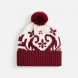 Шапка Wintertude, красная с белым 