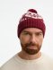 Шапка Wintertude, красная с белым 