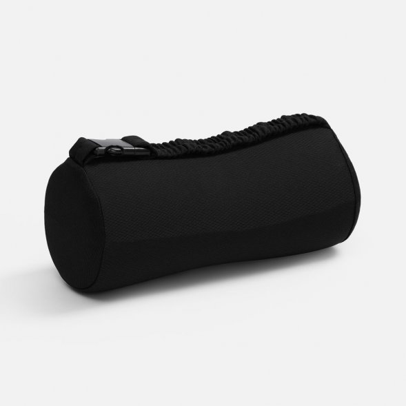 Подушка автомобильная на подголовник Roadie, черная 