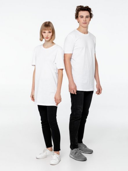Футболка удлиненная Magnum, белая 