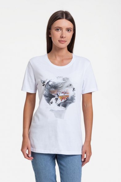 Футболка женская «Подруга Питер», белая 