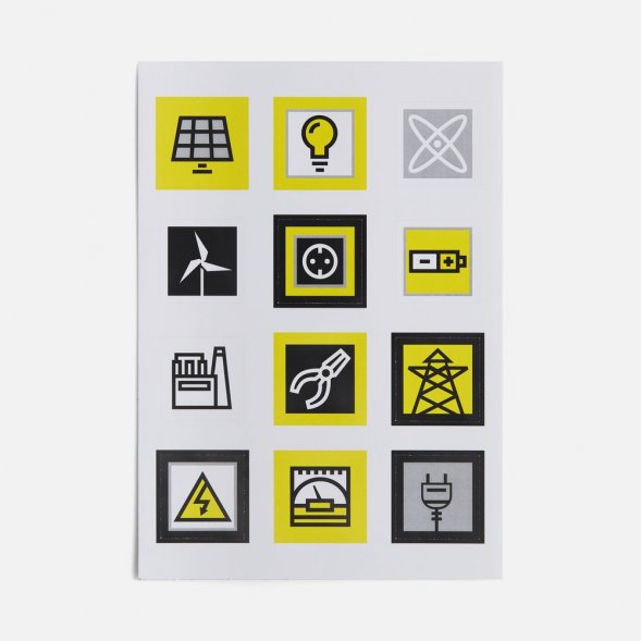 Стикерпак бумажный Industry, энергетика 