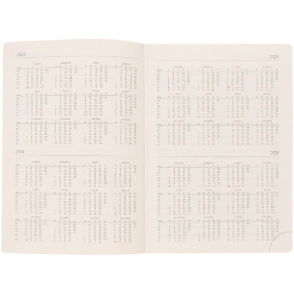 Ежедневник Capital, недатированный, темно-серый 