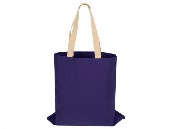Сумка для шопинга Steady из хлопка с парусиновыми ручками, 260 г/м2, синий (P) 