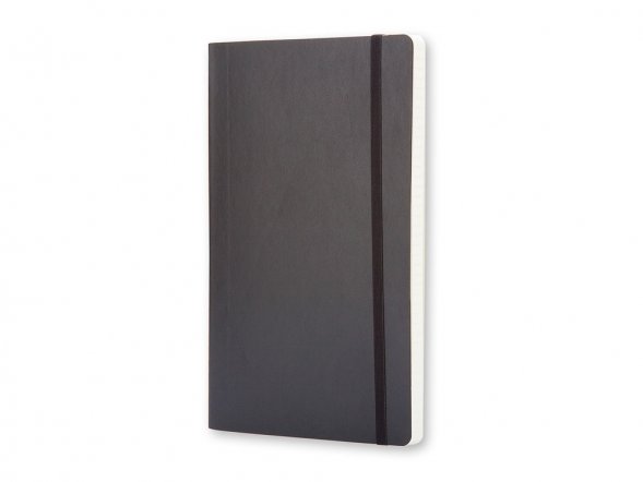 Записная книжка Moleskine Classic Soft (в клетку), Large (13х21см), черный 