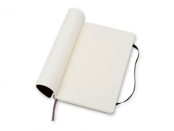 Записная книжка Moleskine Classic Soft (в клетку), Large (13х21см), черный 