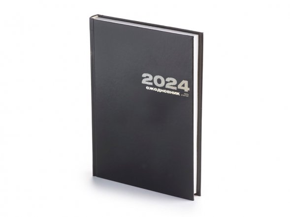 Ежедневник А5 датированный Бумвинил 2025, черный 