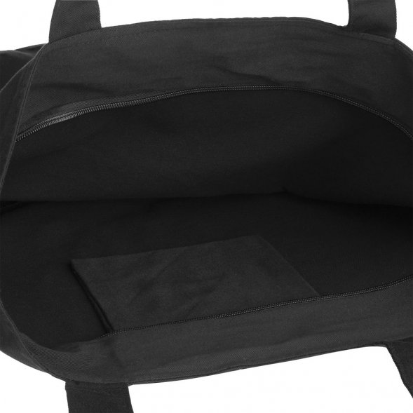 Сумка для покупок на молнии Shopaholic Zip, черная 