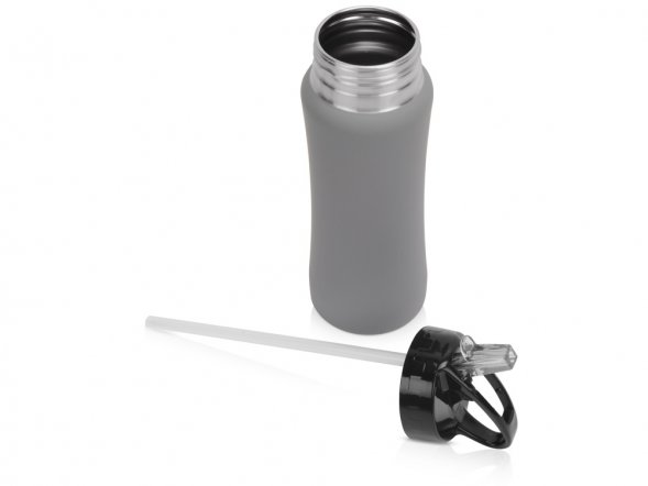 Бутылка спортивная Коста-Рика 600мл, серый 