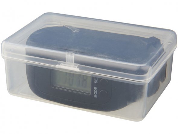 Часы с шагомером Get-Fit, черный 