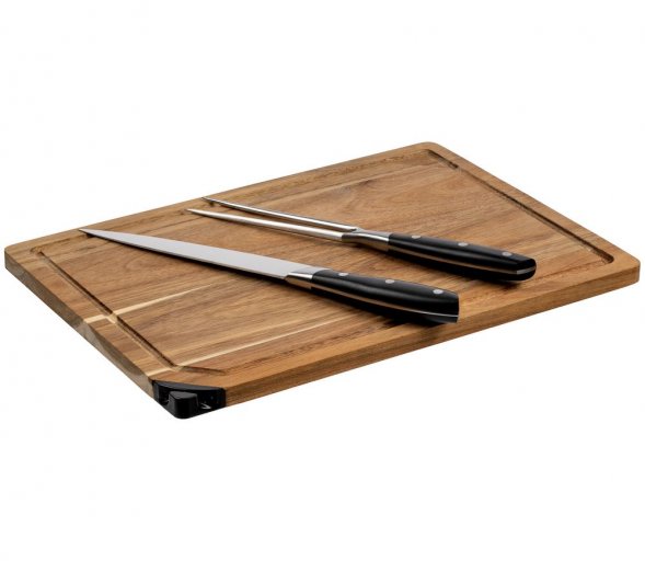 Набор для мяса Slice Twice с ножом-слайсером и вилкой 