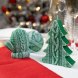 Свеча Kniteam, елка, зеленая 