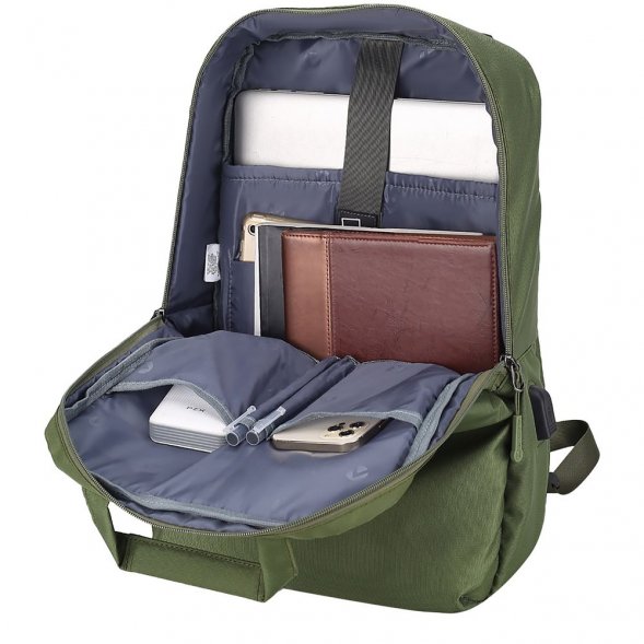 Рюкзак для ноутбука B135, зеленый 