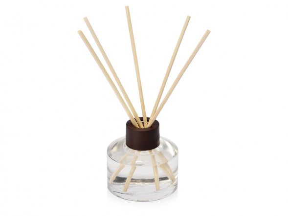 Подарочный набор White light с пледом, диффузором, насыпной свечой 