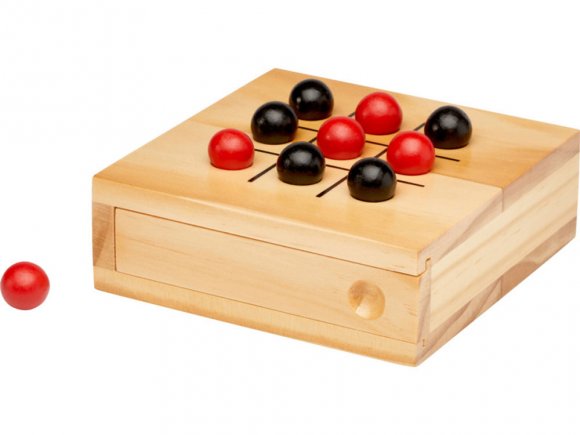 Деревянная игра в крестики-нолики Strobus, натуральный 
