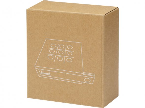 Деревянная игра в крестики-нолики Strobus, натуральный 