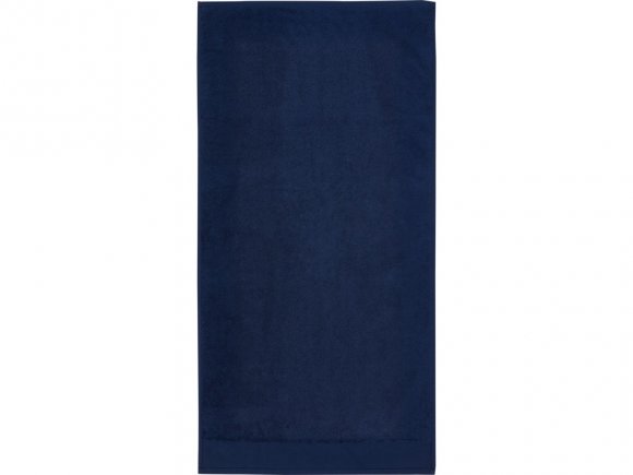 Полотенце для ванной Nora из хлопка плотностью 550 г/м2 и размером 50x100 см, темно-синий Полотенце для ванной Nora из хлопка плотностью 550 г/м2 и размером 50x100 см, темно-синий