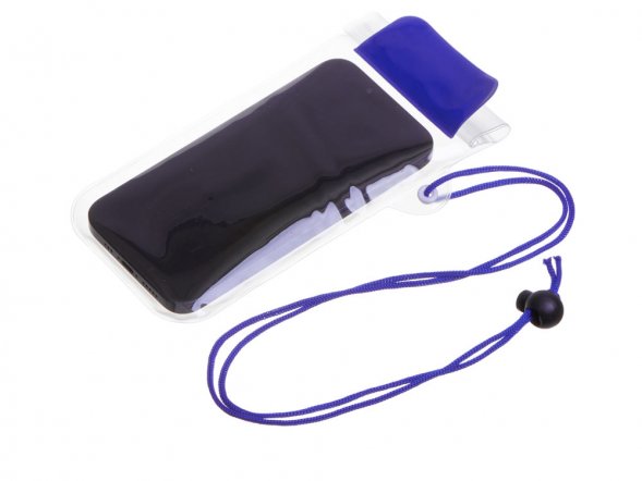 Влагостойкий чехол Repel, синий/прозрачный 