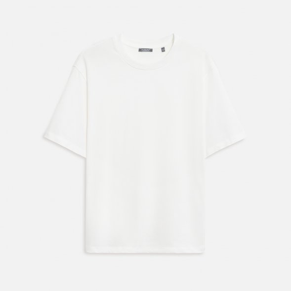 Футболка унисекс RUST, 100% хлопок, 240 гр., белая (теплый тон), размер L 