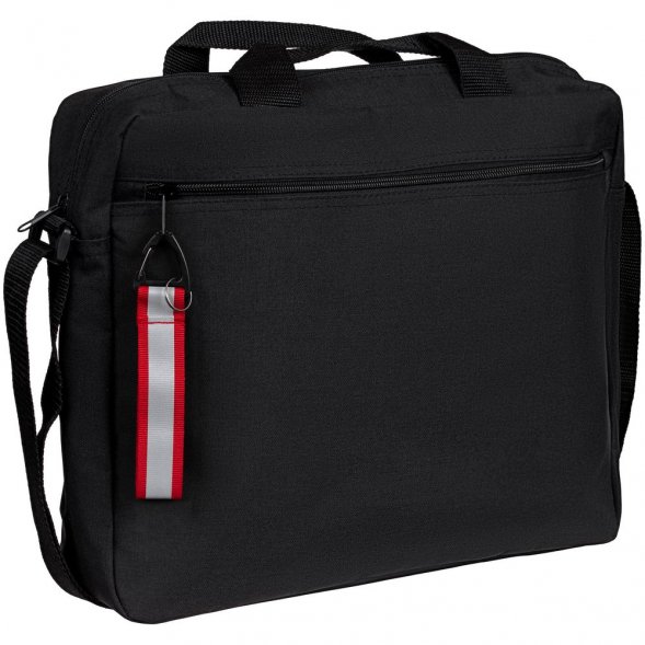 Светоотражающий брелок Flashline, серый с красным 