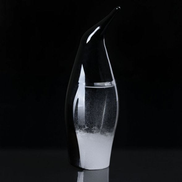 Штормгласс Penguin, черный 