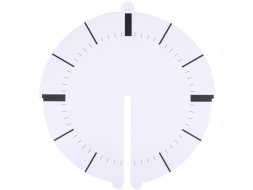 Часы настенные Аптон, черный