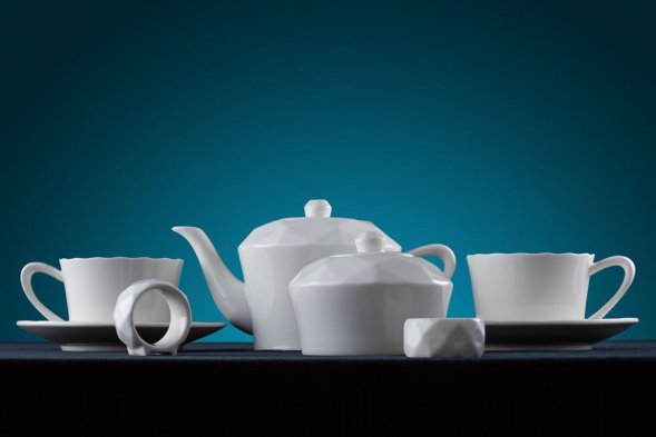 Чайник Diamante Bianco, белый 