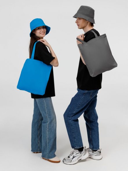 Холщовая сумка Avoska, ярко-голубая 