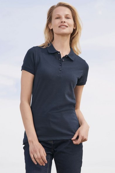 Рубашка поло женская Passion 170, ярко-бирюзовая 