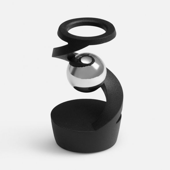 Настольный антистресс Mindflow, черный с серебристым 