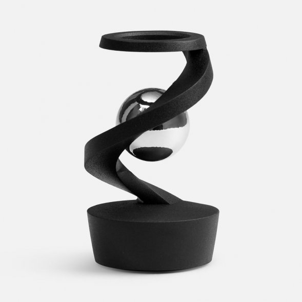 Настольный антистресс Mindflow, черный с серебристым 