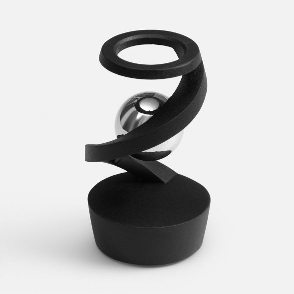 Настольный антистресс Mindflow, черный с серебристым 