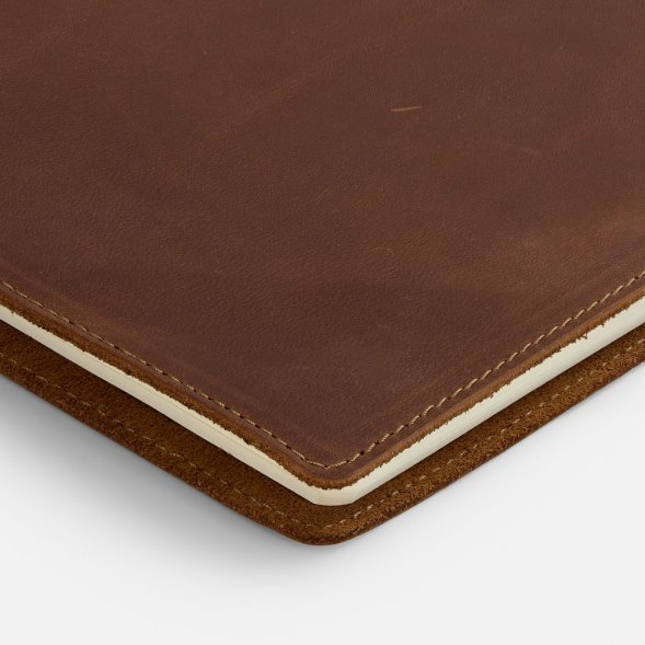 Ежедневник inStream, недатированный, коричневый 