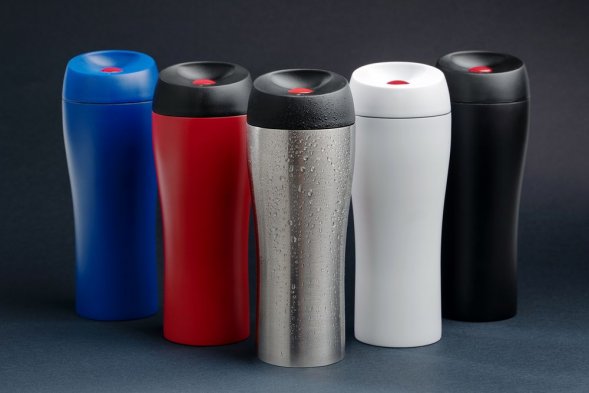 Термостакан Solingen, вакуумный, герметичный, белый 