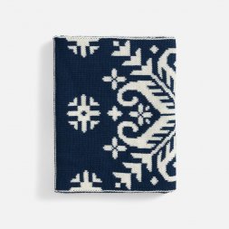 Шарф Wintertude M, синий с белым