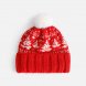 Шапка Holidale, красная с молочным 